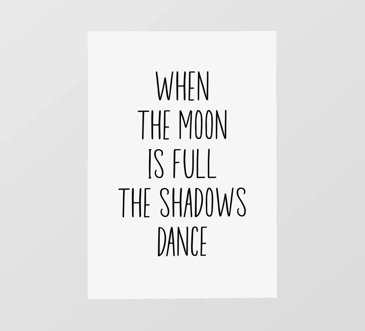When the moon is full pellicola backlit da PinkCandyWalls