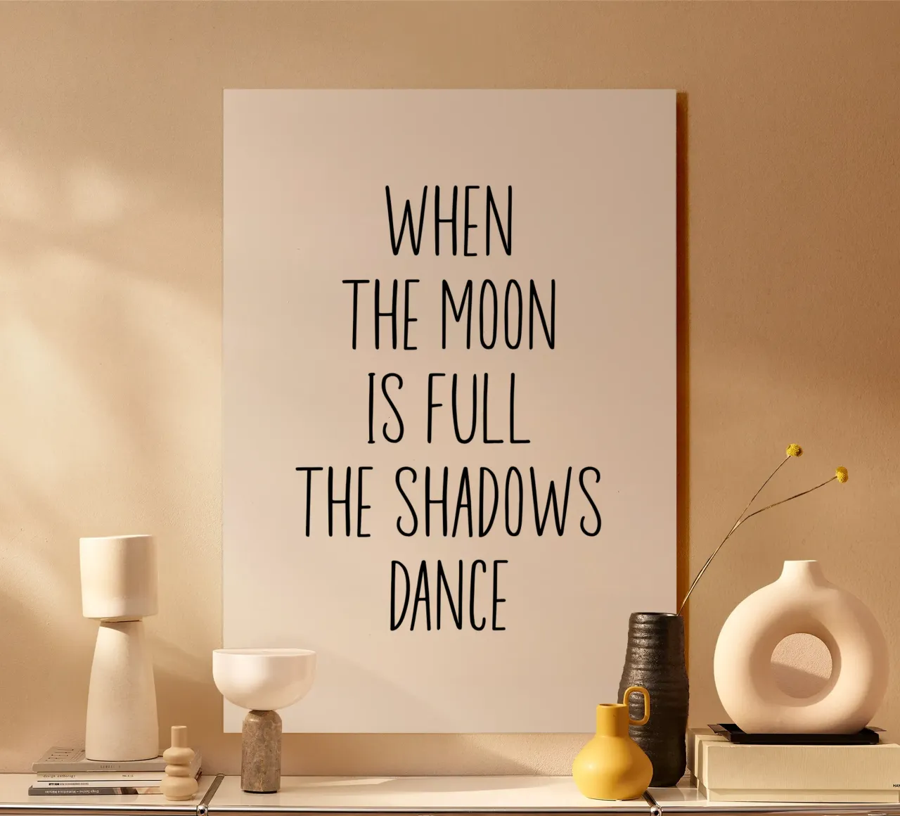 When the moon is full alluminio dibond da PinkCandyWalls