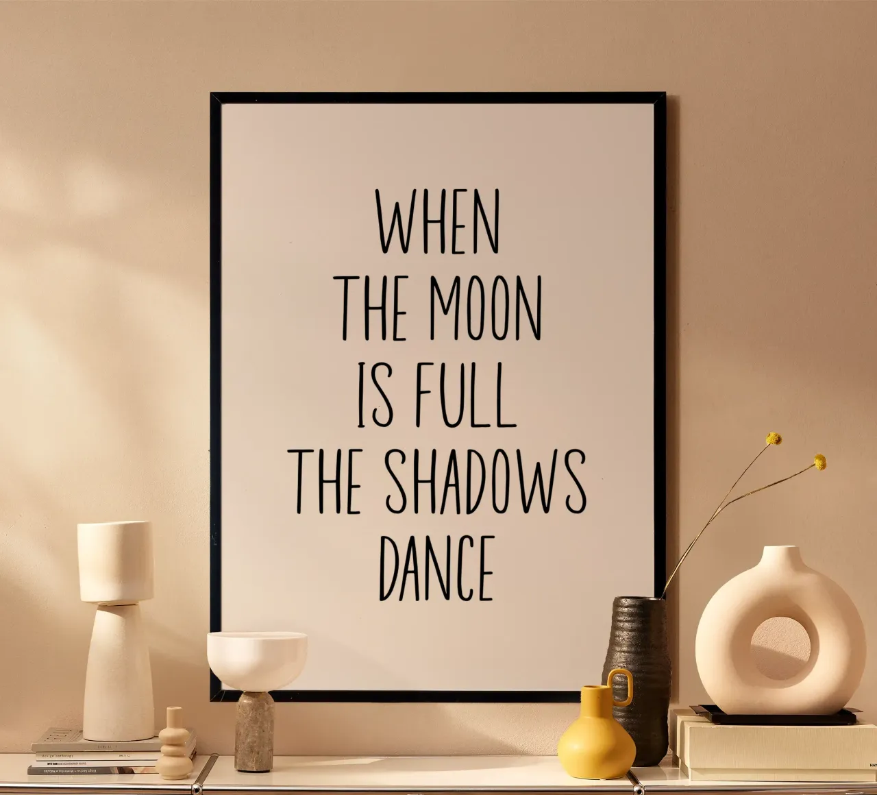 When the moon is full carta hahnemühle da PinkCandyWalls