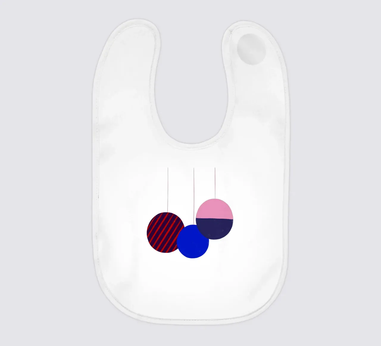 Weihnachtsbaumkugeln Color Block bavaglino da Sophie Augustin Illustration