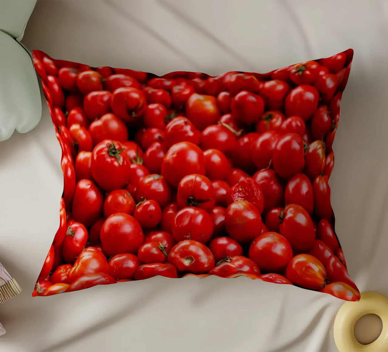 Pomodori al Cairo (Egitto) cuscino da Simon Koy