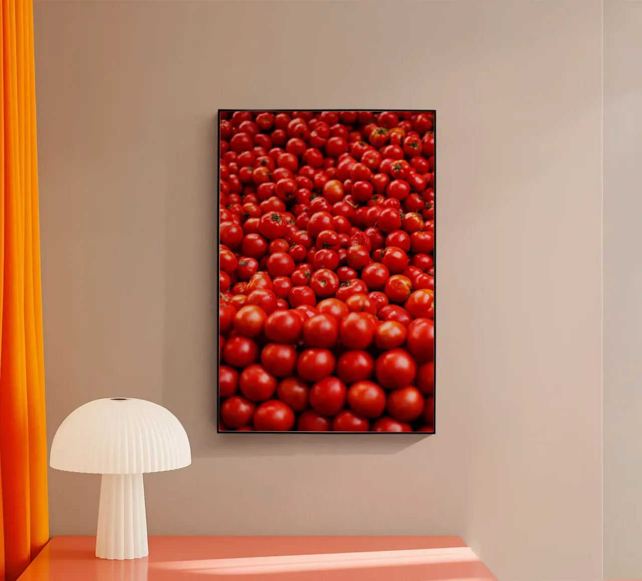 Tomates en El Cairo (Egipto) metacrilato de Simon Koy