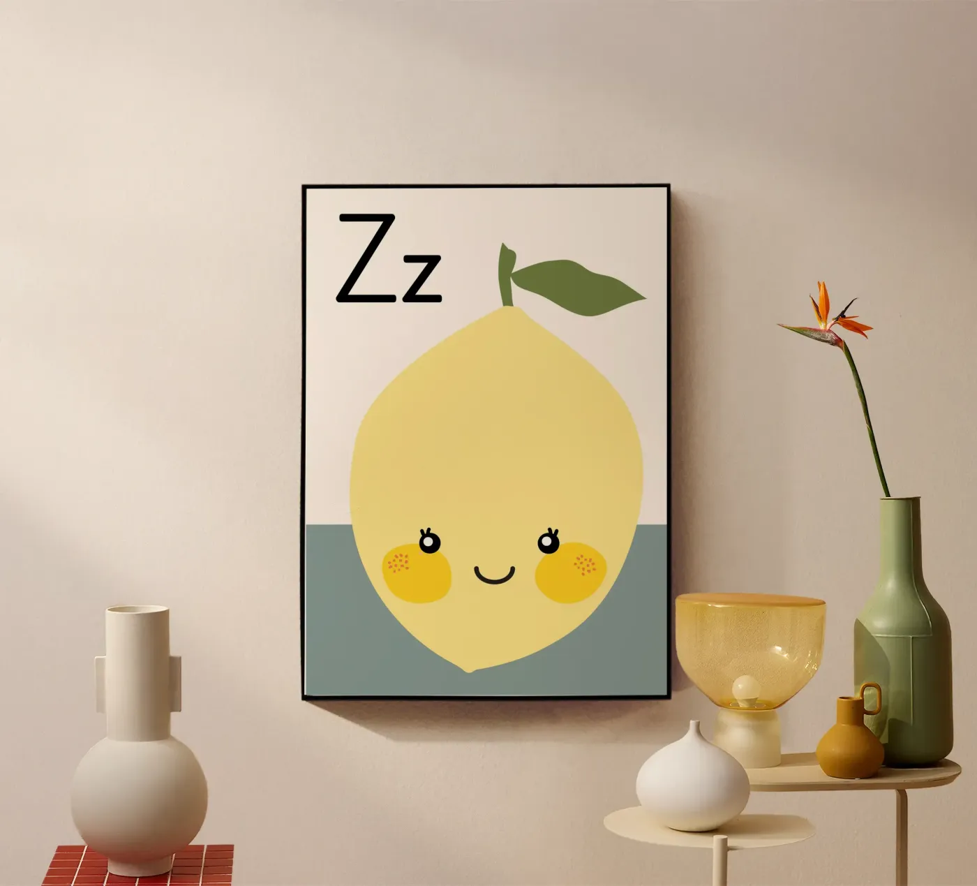 Zitrone Acryl-Glas von PurePeachStudio