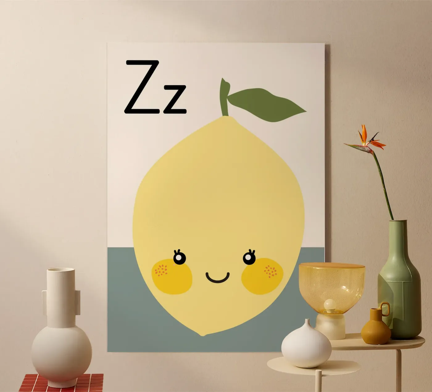 Zitrone Acryl-Glas von PurePeachStudio