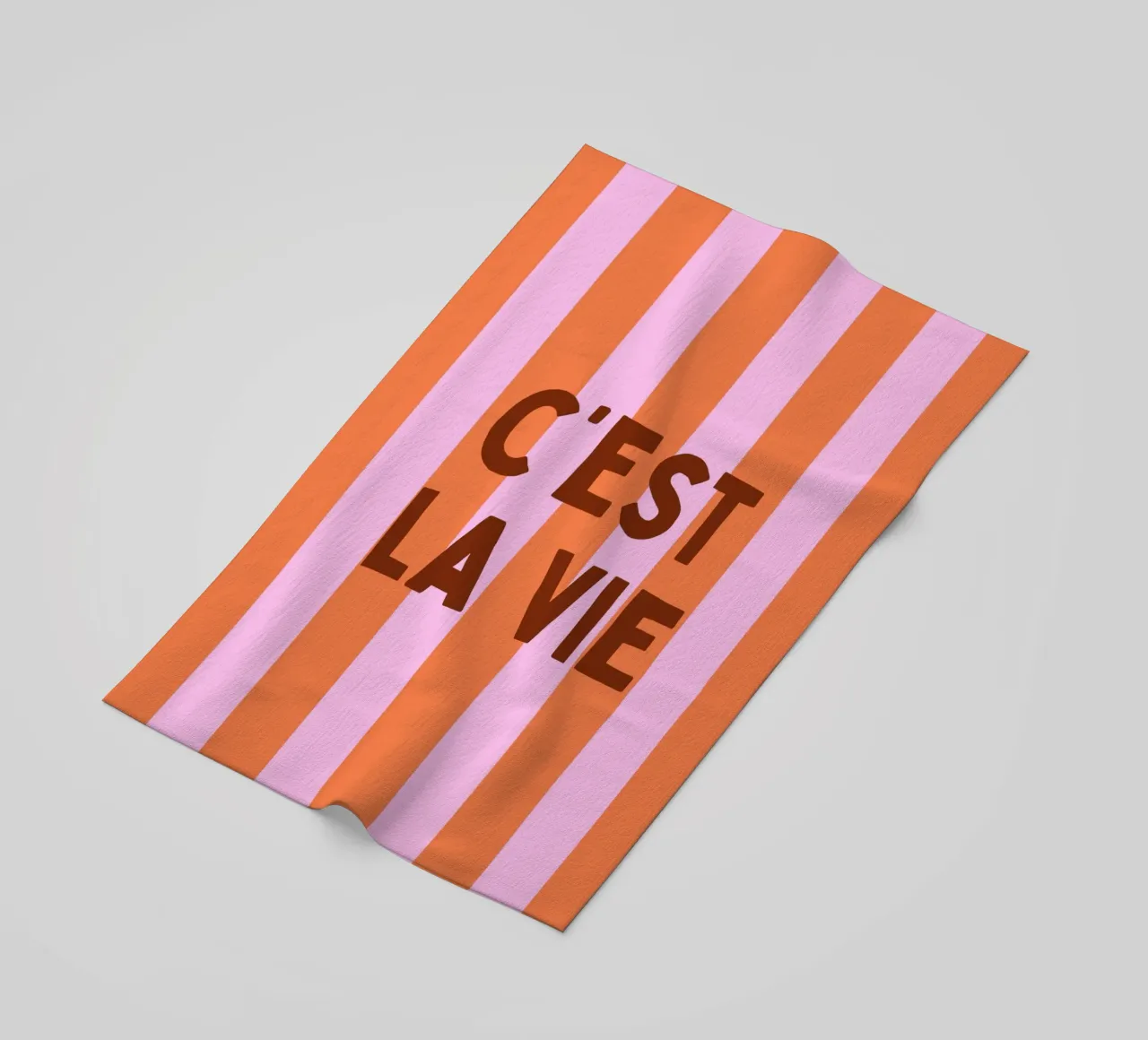 C'est La Vie telo mare da PurePeachStudio