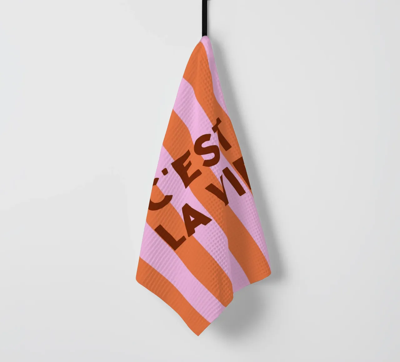 C'est La Vie Geschirrtuch von PurePeachStudio