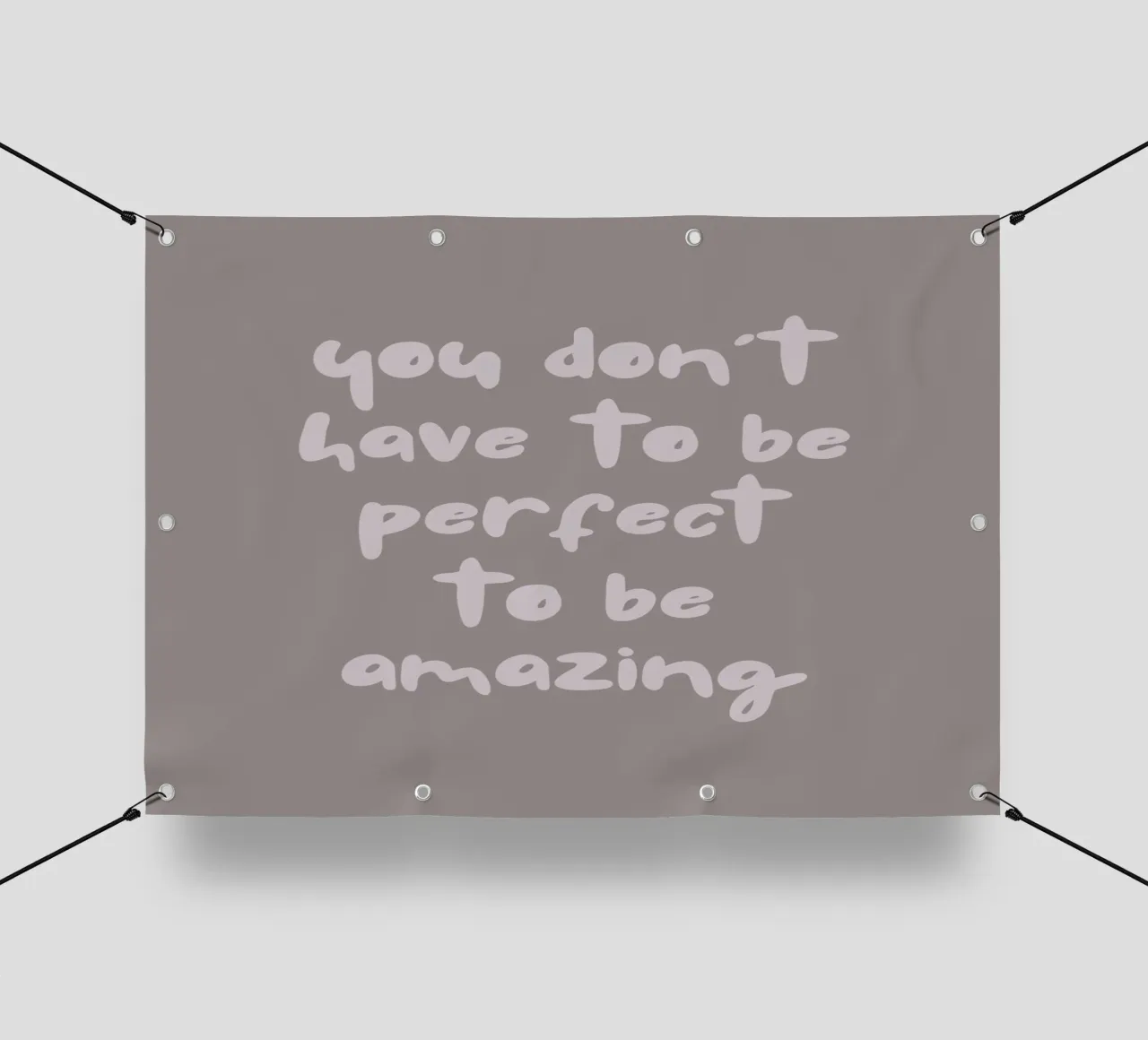 you don't have to be perfect telo in pvc da PinkCandyWalls