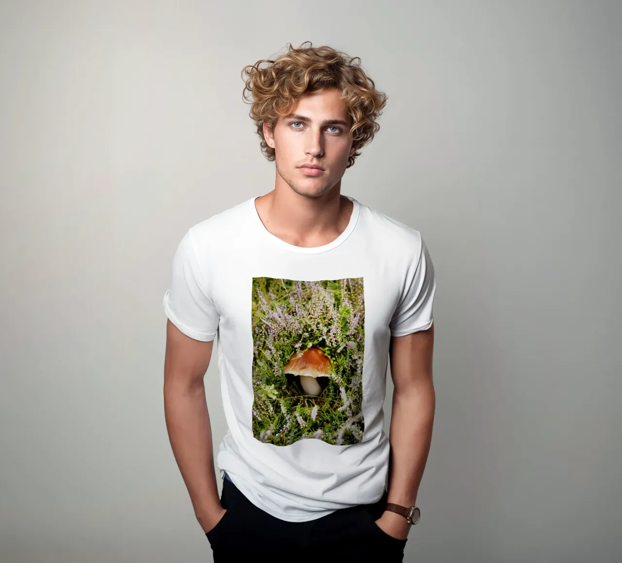 Funghi in Tirolo (Austria) t-shirt da Simon Koy