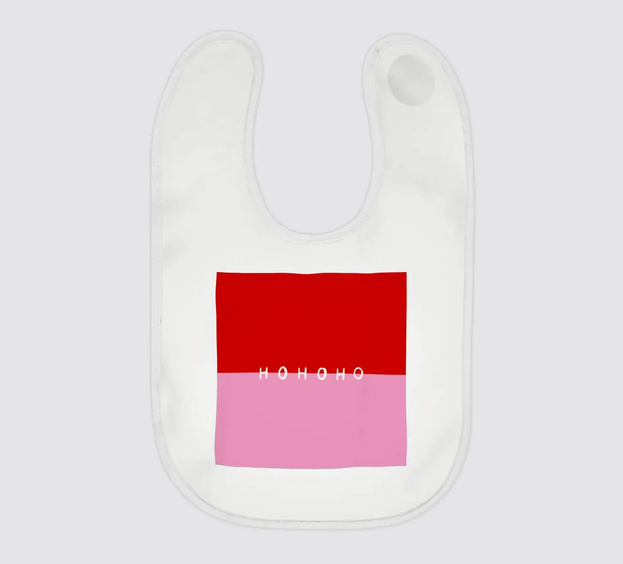 Hohoho Color Block Rot Pink bavaglino da Sophie Augustin Illustration