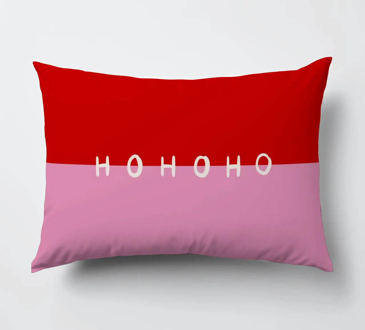 Hohoho Color Block Rot Pink cuscino da Sophie Augustin Illustration