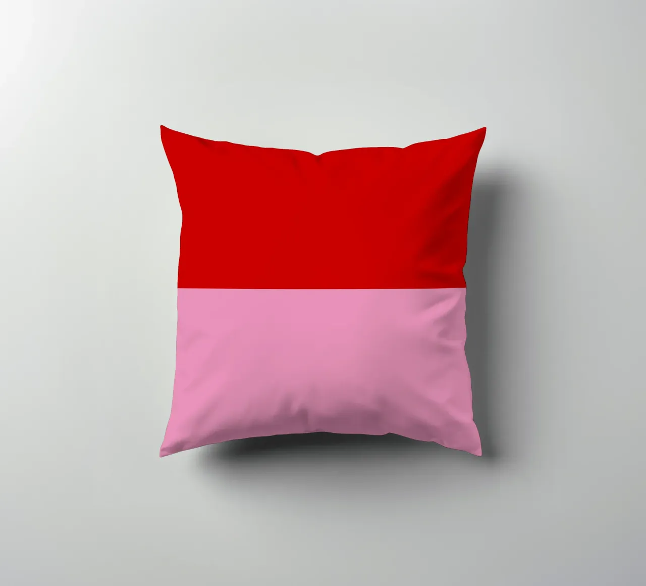 Hohoho Color Block Rot Pink cuscino da Sophie Augustin Illustration