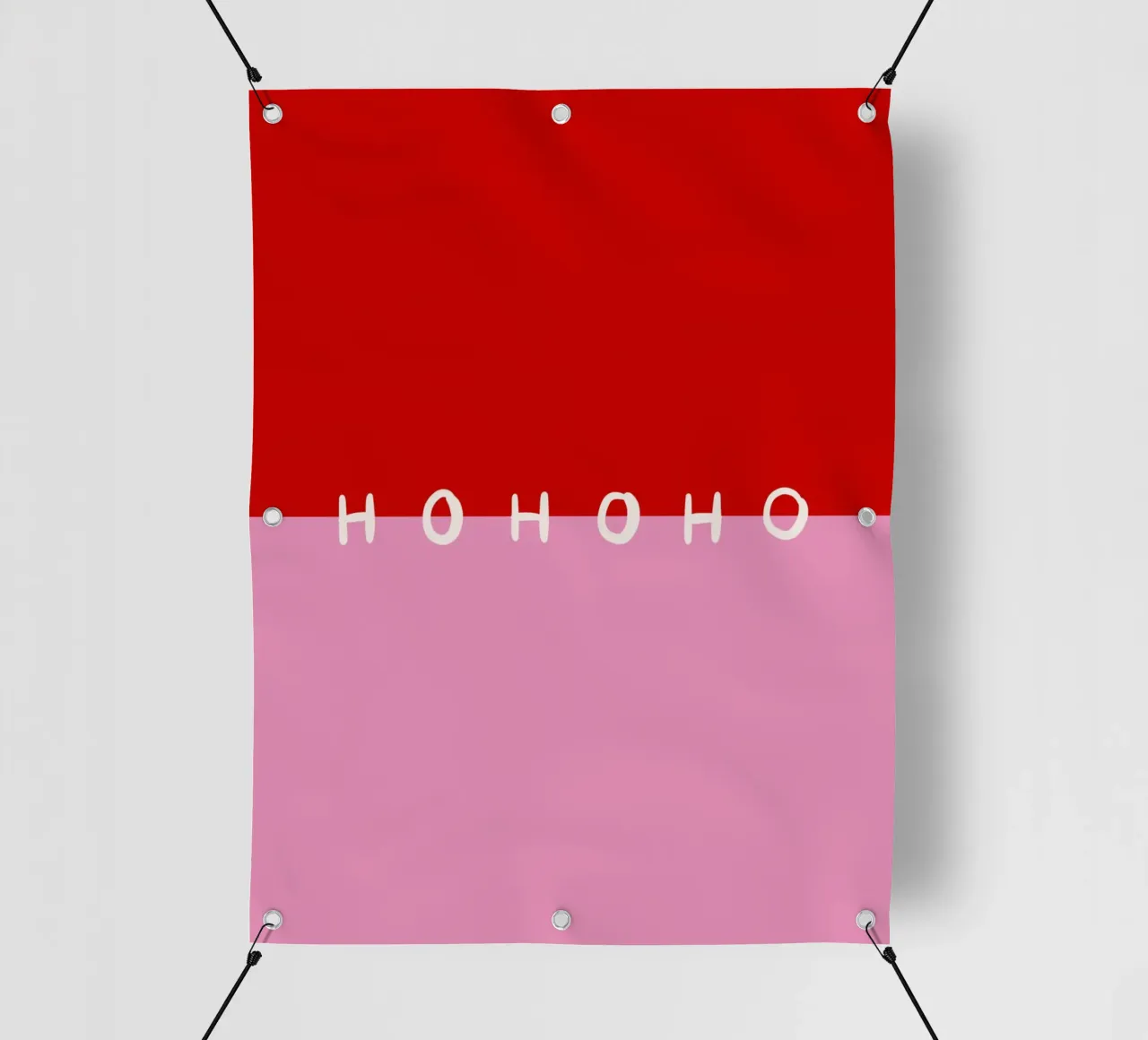 Hohoho Color Block Rot Pink telo in pvc da Sophie Augustin Illustration