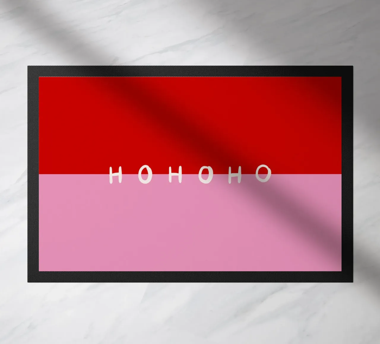 Hohoho Color Block Rot Pink zerbino da Sophie Augustin Illustration