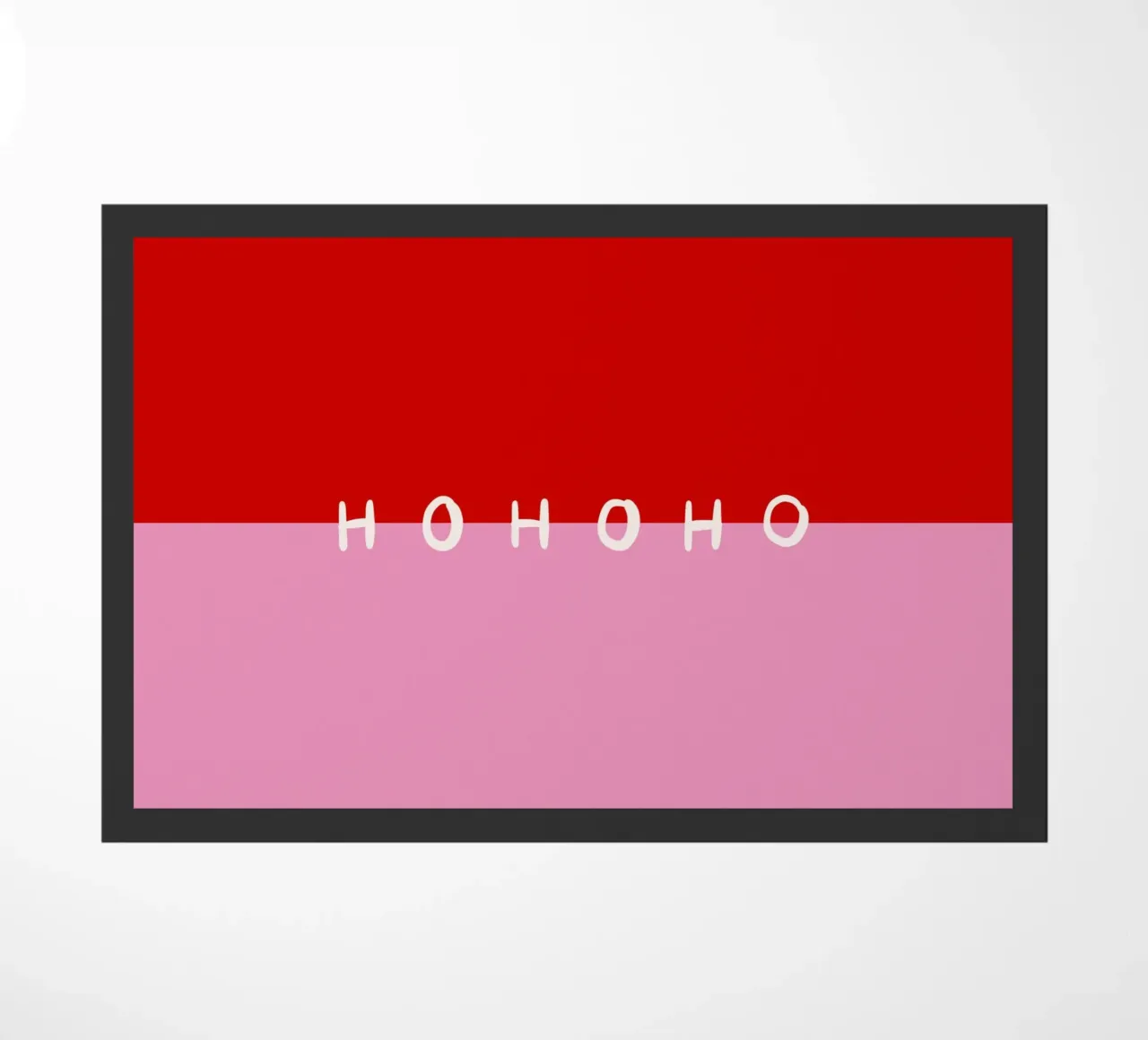 Hohoho Color Block Rot Pink zerbino da Sophie Augustin Illustration