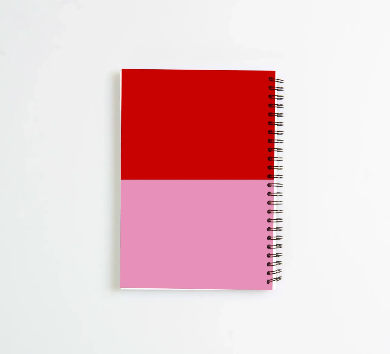 Hohoho Color Block Rot Pink spiral notebook by Sophie Augustin Illustration