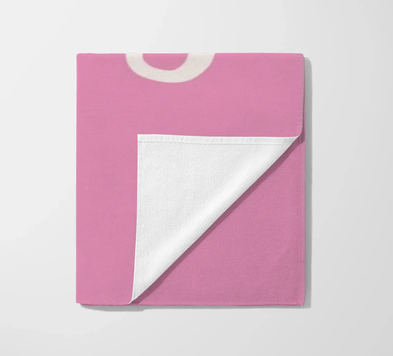 Hohoho Color Block Rot Pink strandhanddoek van Sophie Augustin Illustration