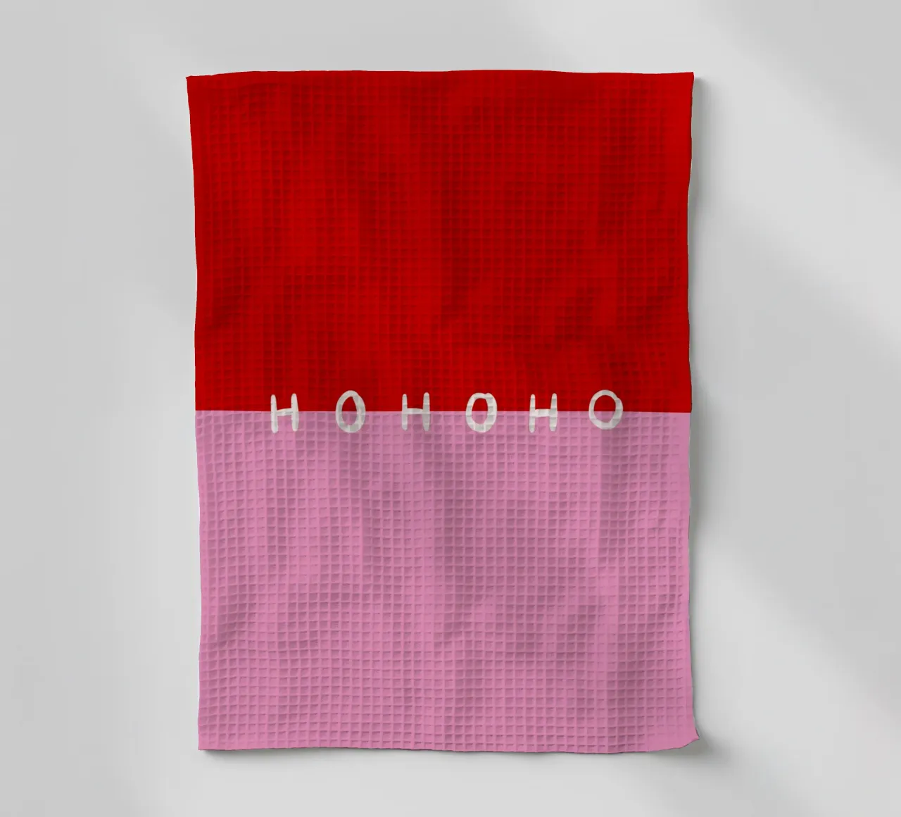 Hohoho Color Block Rot Pink canovaccio da cucina da Sophie Augustin Illustration