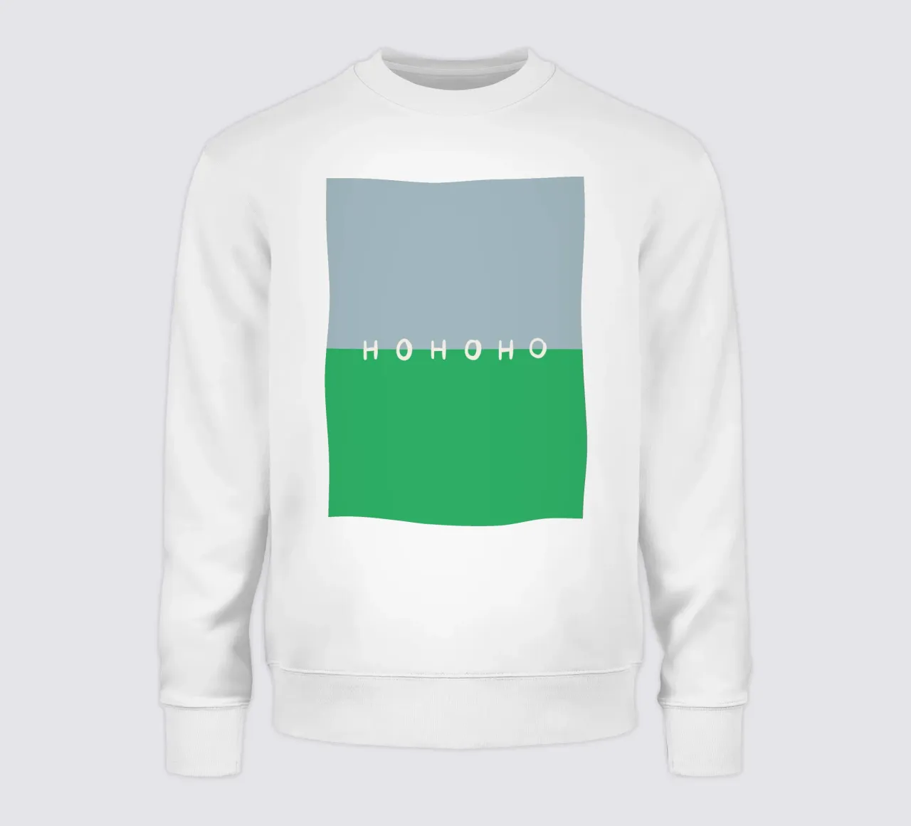 Hohoho Color Block Grün felpa da Sophie Augustin Illustration