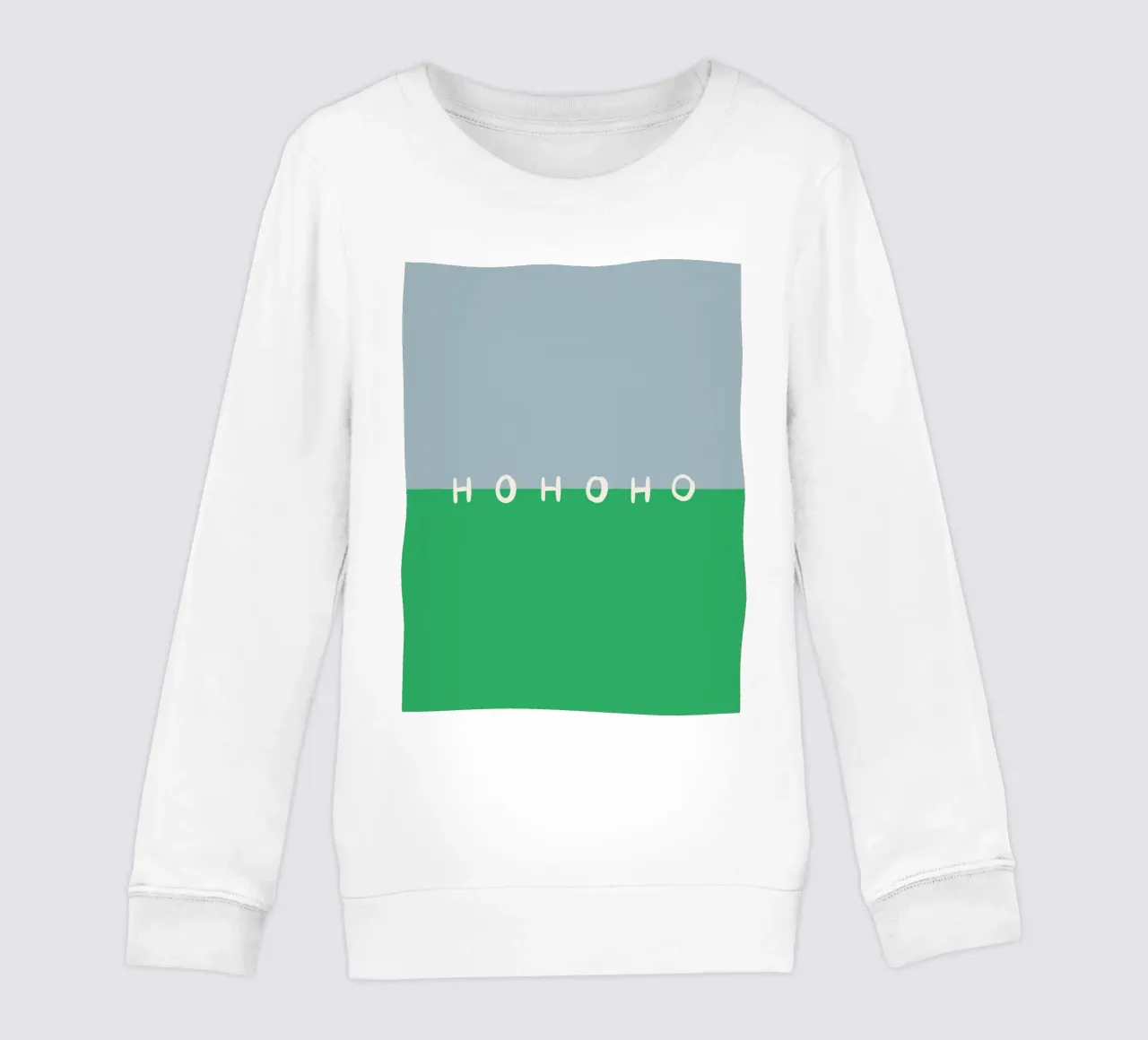 Hohoho Color Block Grün sudadera para niño de Sophie Augustin Illustration