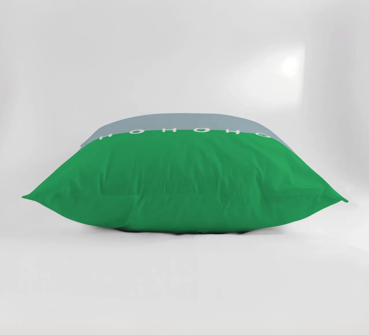 Hohoho Color Block Grün cuscino da Sophie Augustin Illustration