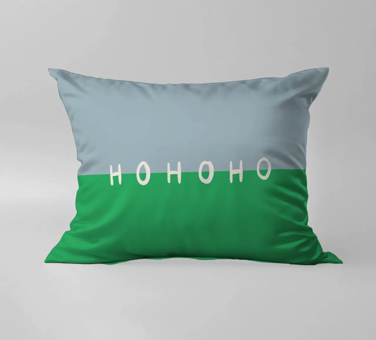 Hohoho Color Block Grün cuscino da Sophie Augustin Illustration
