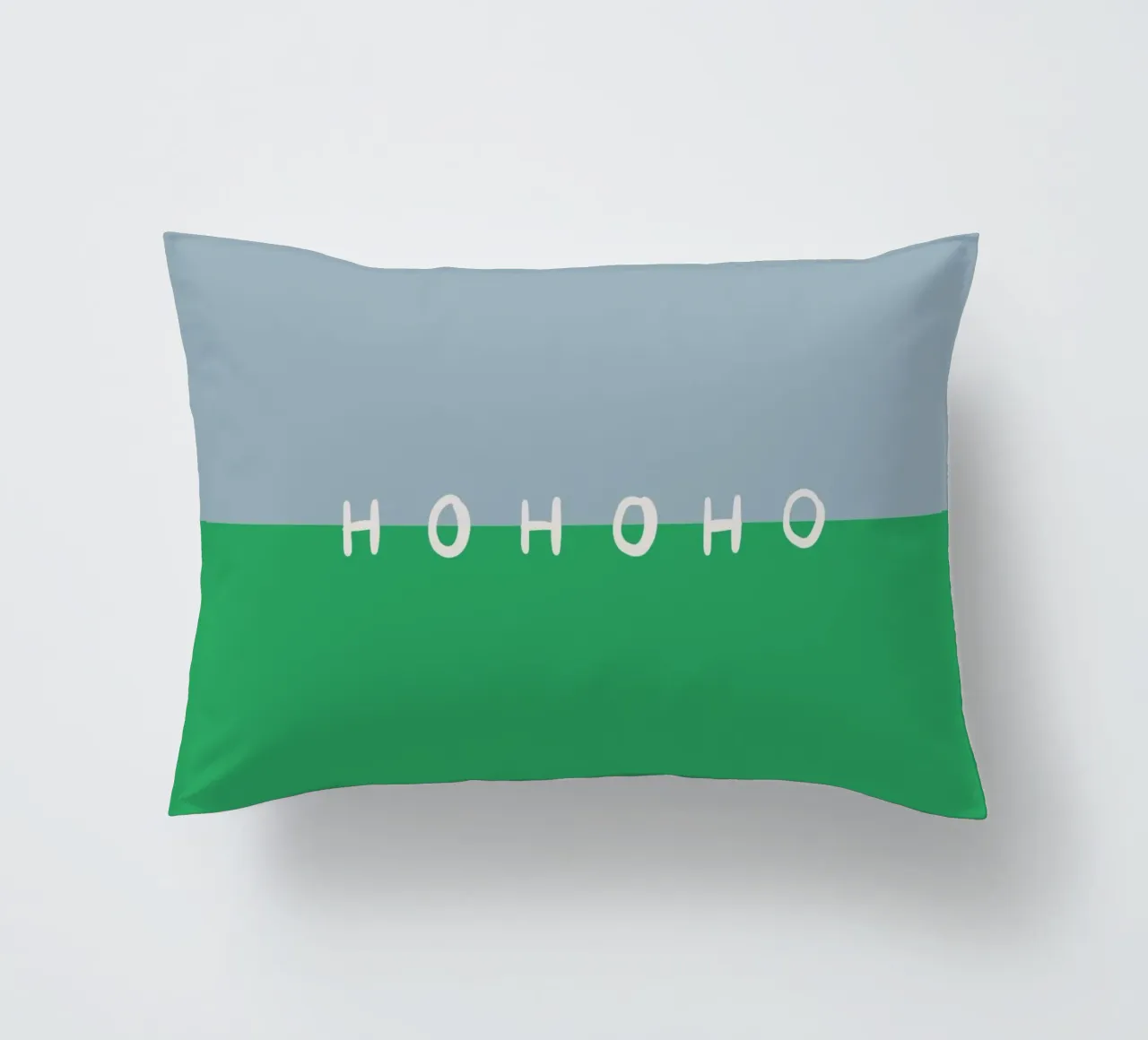 Hohoho Color Block Grün cuscino da Sophie Augustin Illustration