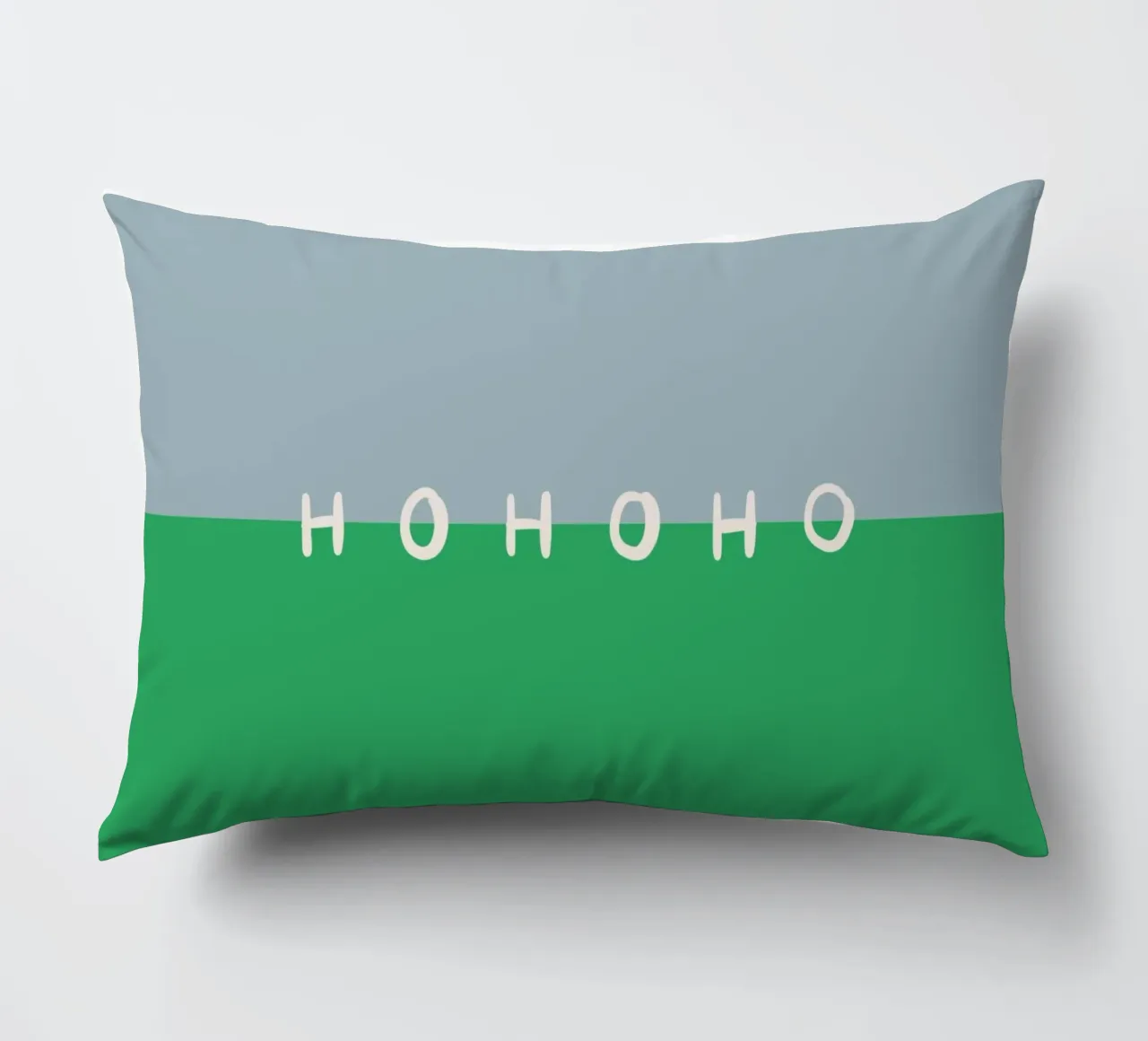 Hohoho Color Block Grün cuscino da Sophie Augustin Illustration