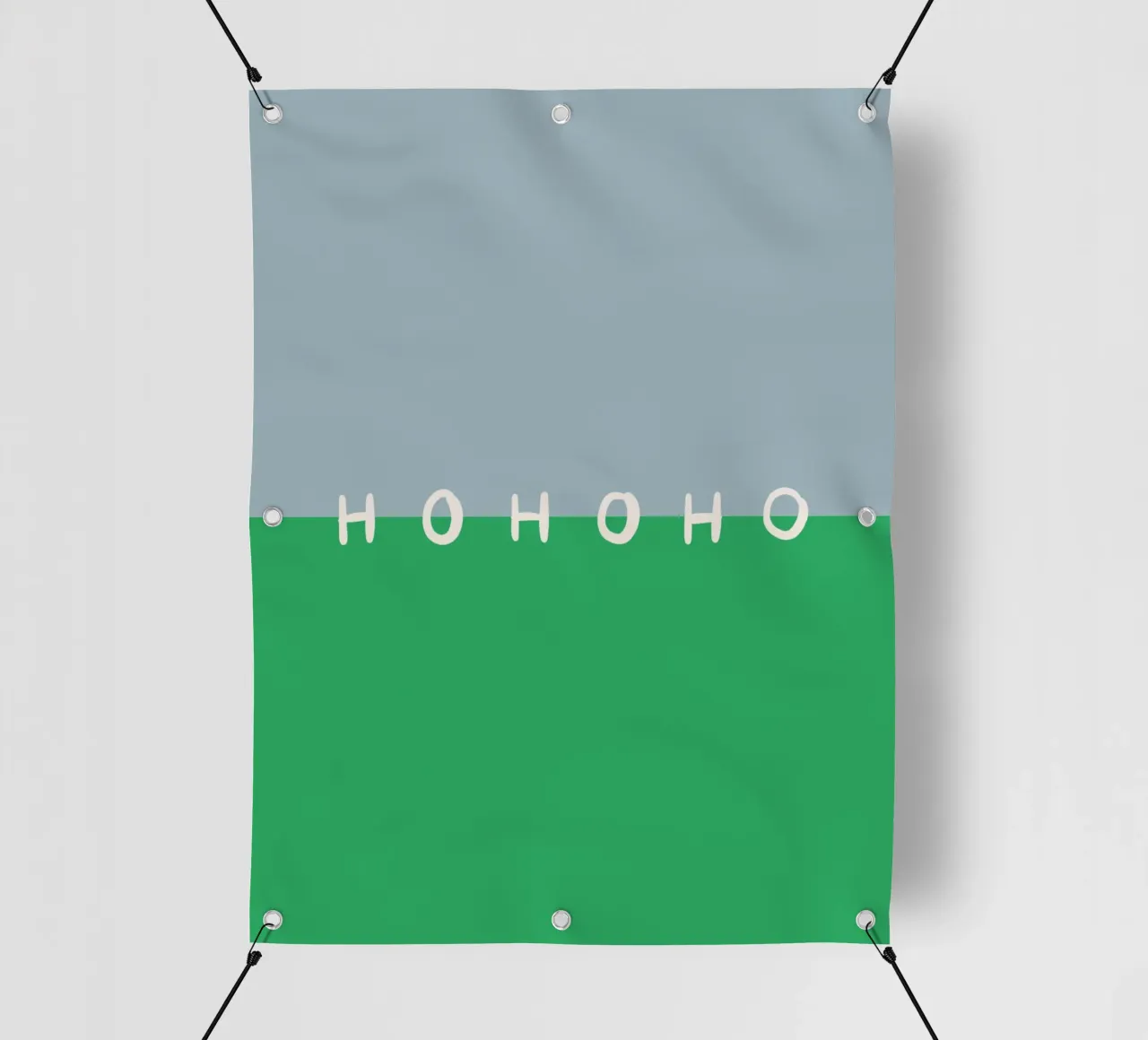 Hohoho Color Block Grün lonas publicitarias de Sophie Augustin Illustration