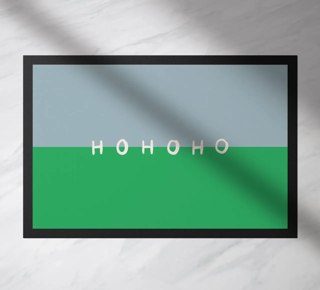 Hohoho Color Block Grün deurmat van Sophie Augustin Illustration