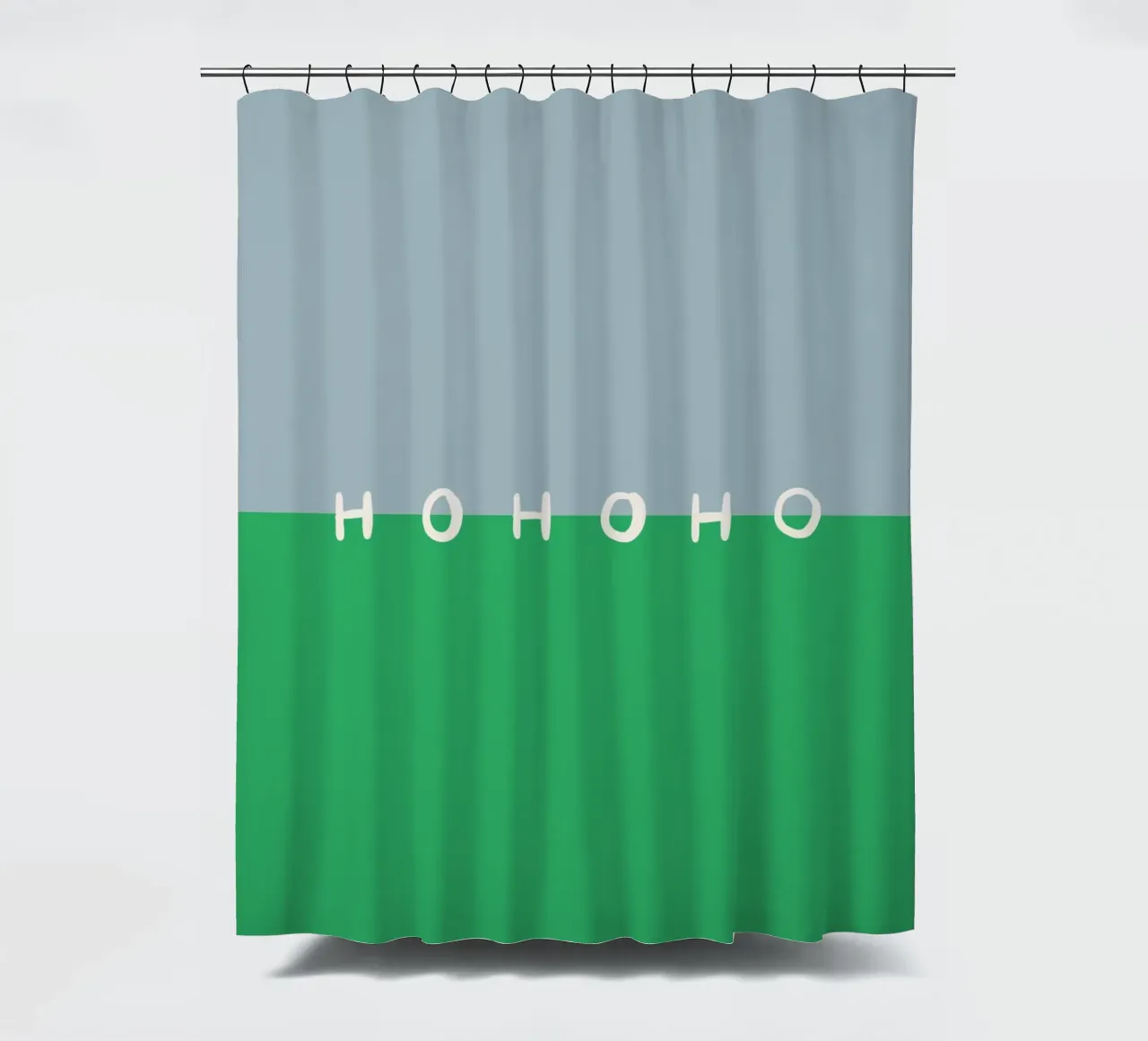 Hohoho Color Block Grün tenda da doccia da Sophie Augustin Illustration