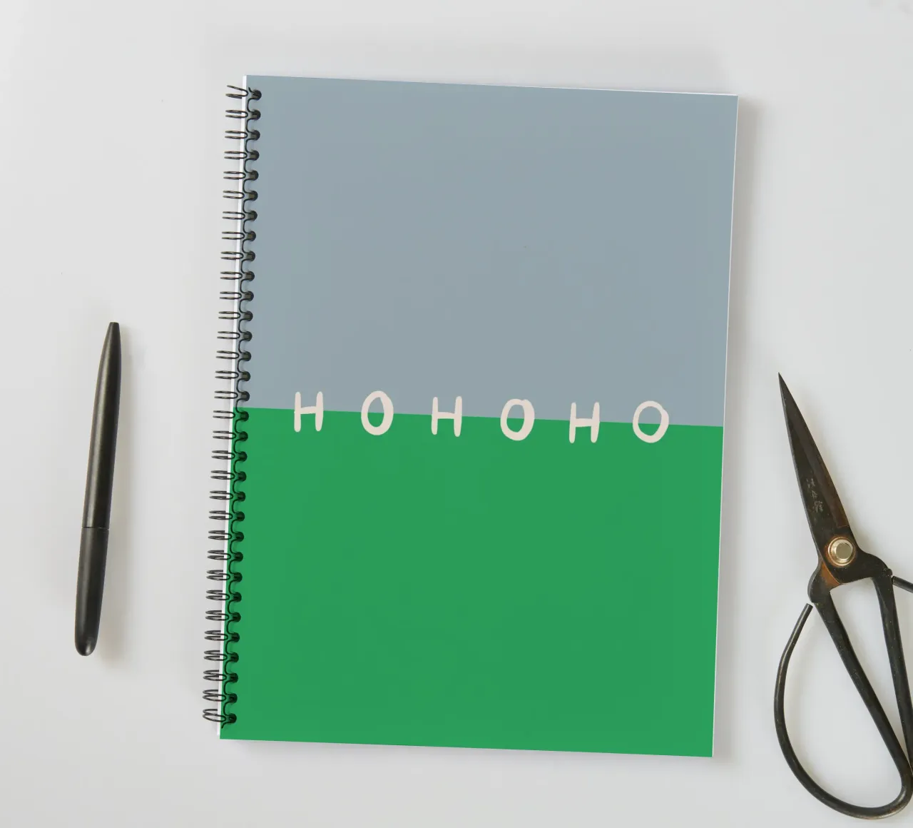Hohoho Color Block Grün diario ad anelli da Sophie Augustin Illustration