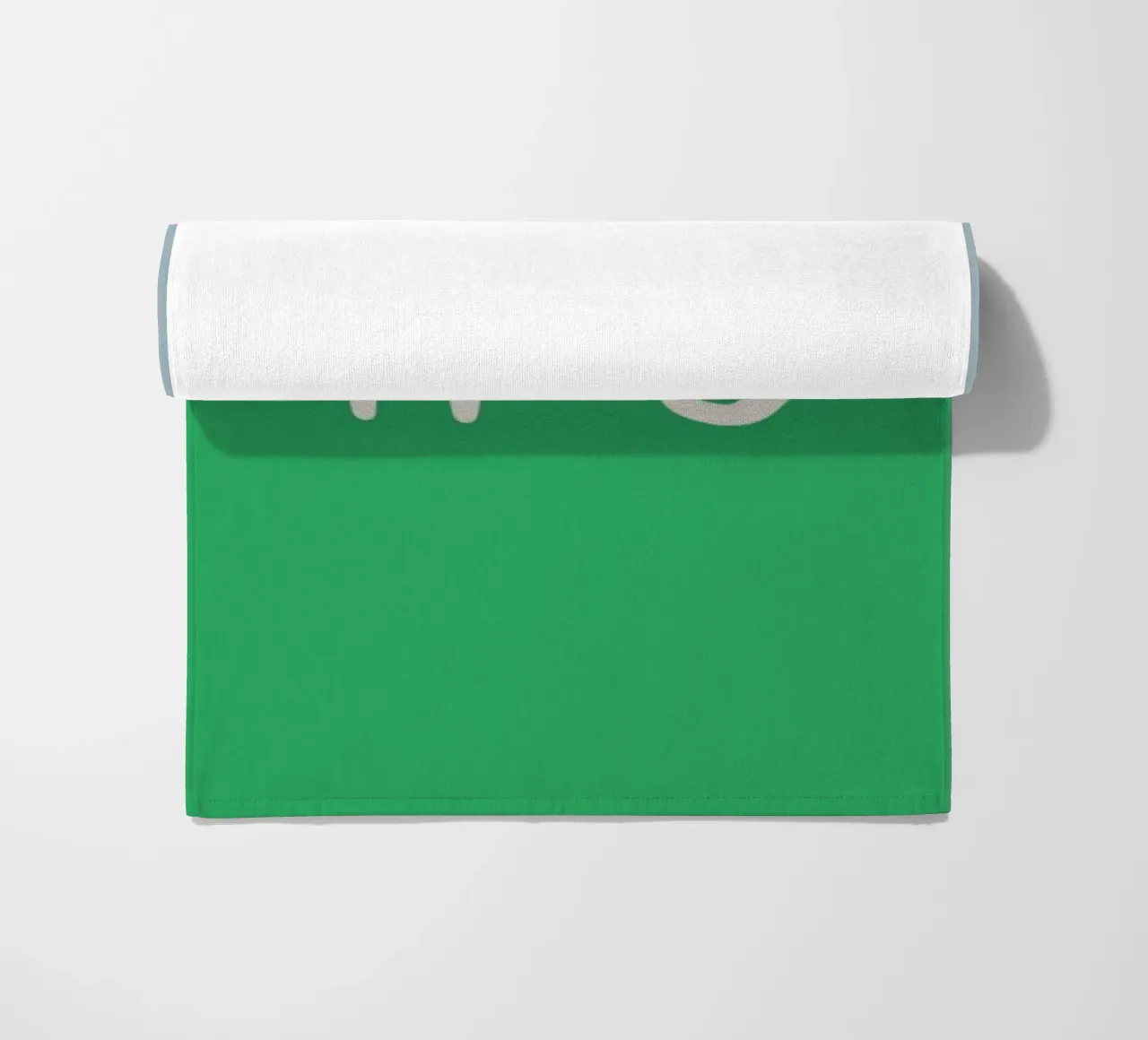 Hohoho Color Block Grün telo mare da Sophie Augustin Illustration