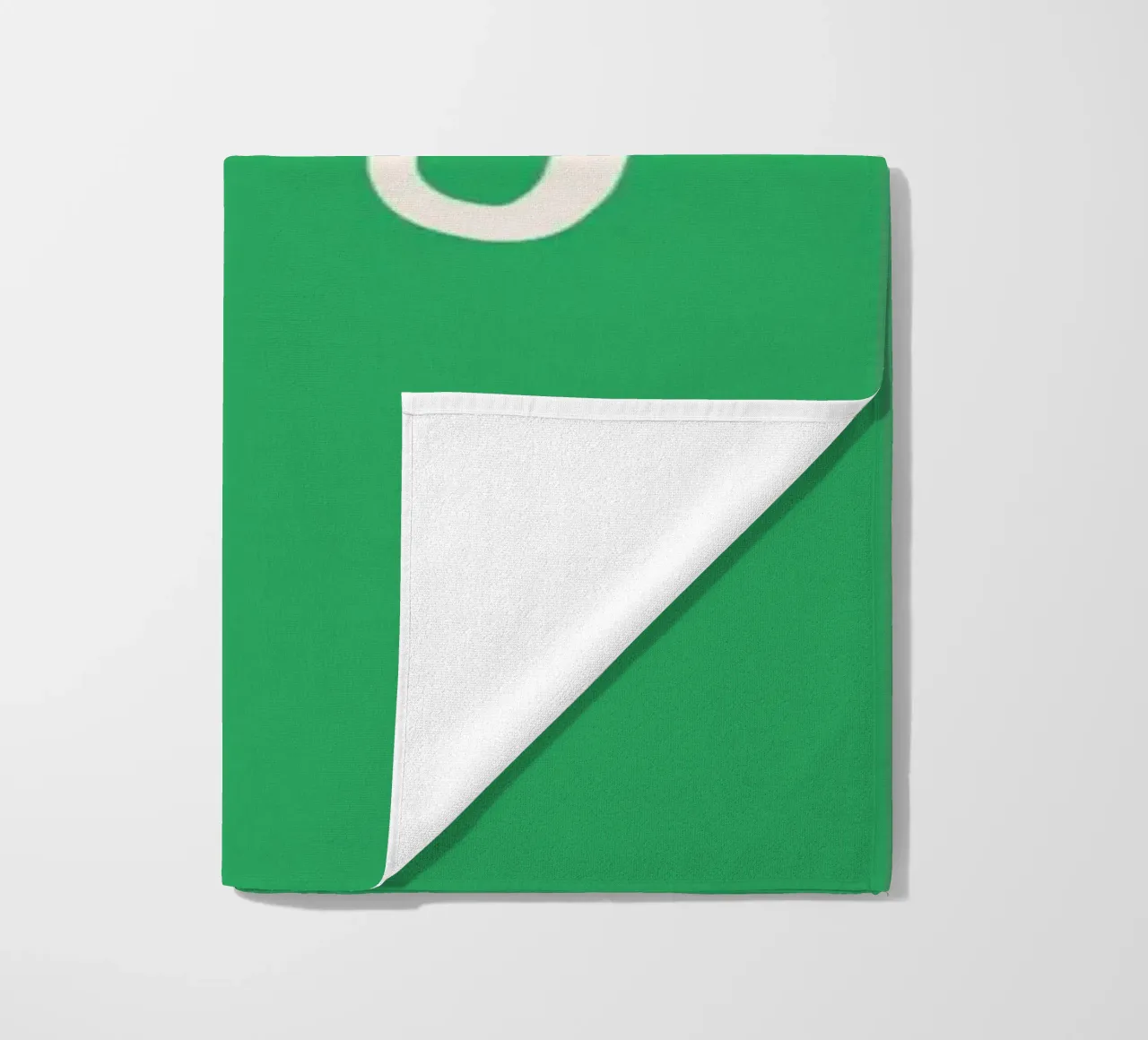 Hohoho Color Block Grün telo mare da Sophie Augustin Illustration