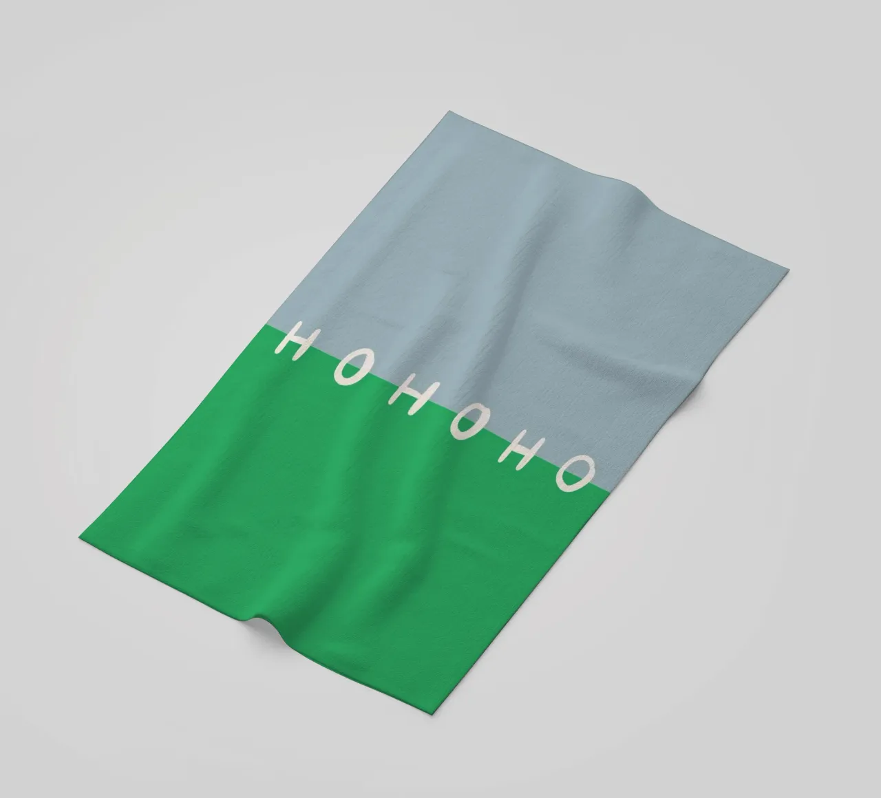 Hohoho Color Block Grün telo mare da Sophie Augustin Illustration