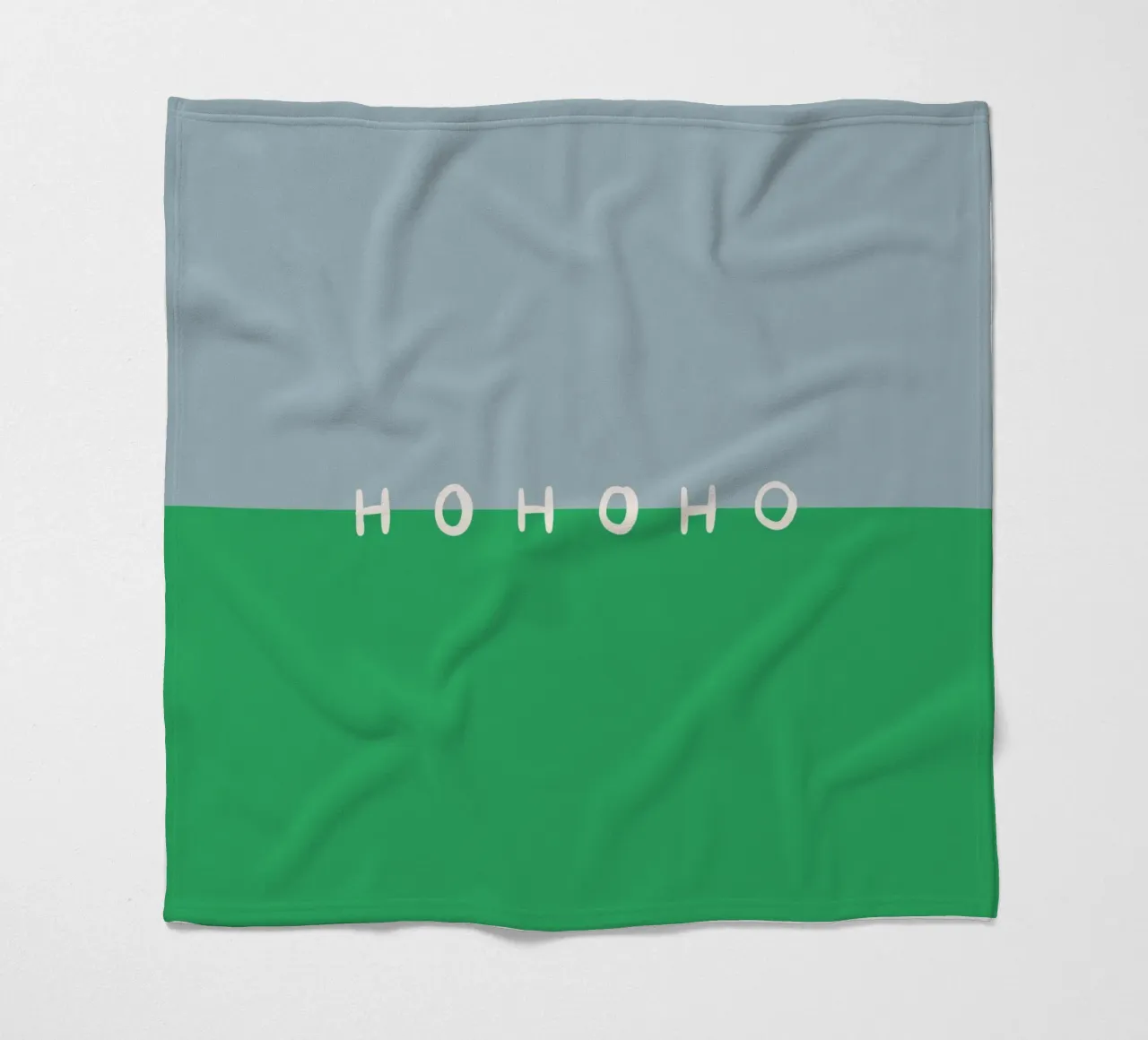 Hohoho Color Block Grün coperta in pile da Sophie Augustin Illustration