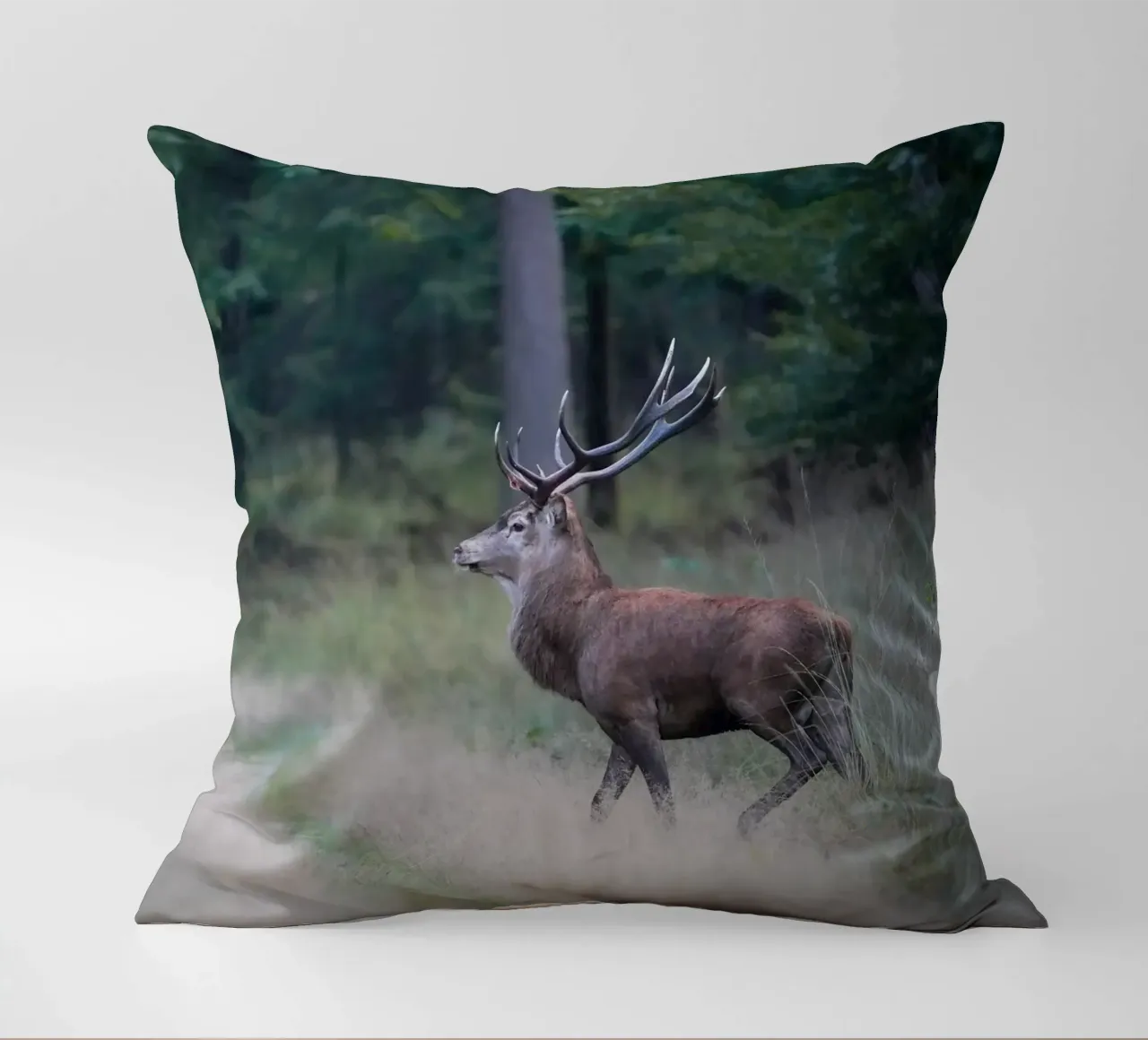 Cervo rosso cuscino da Tom's Wildlife