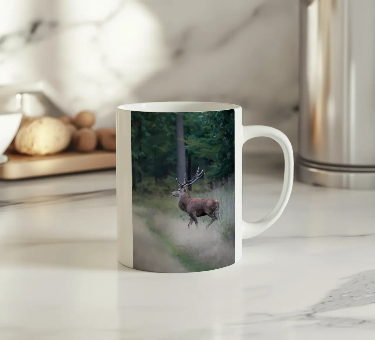Cervo rosso tazza in ceramica da Tom's Wildlife