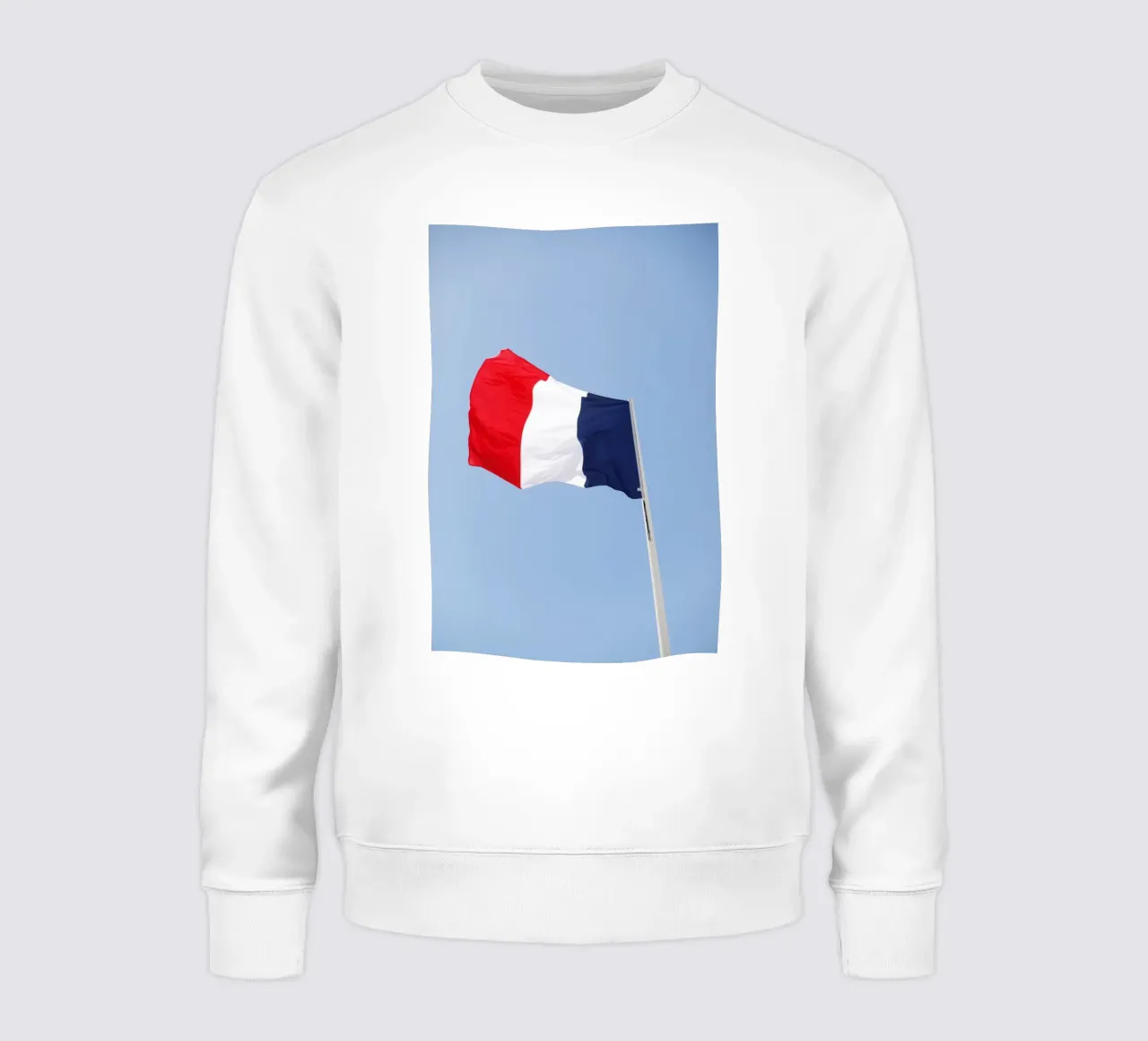Bandiera francese, Sète, Linguadoca-Rossiglione, Occitania felpa da fotokunst