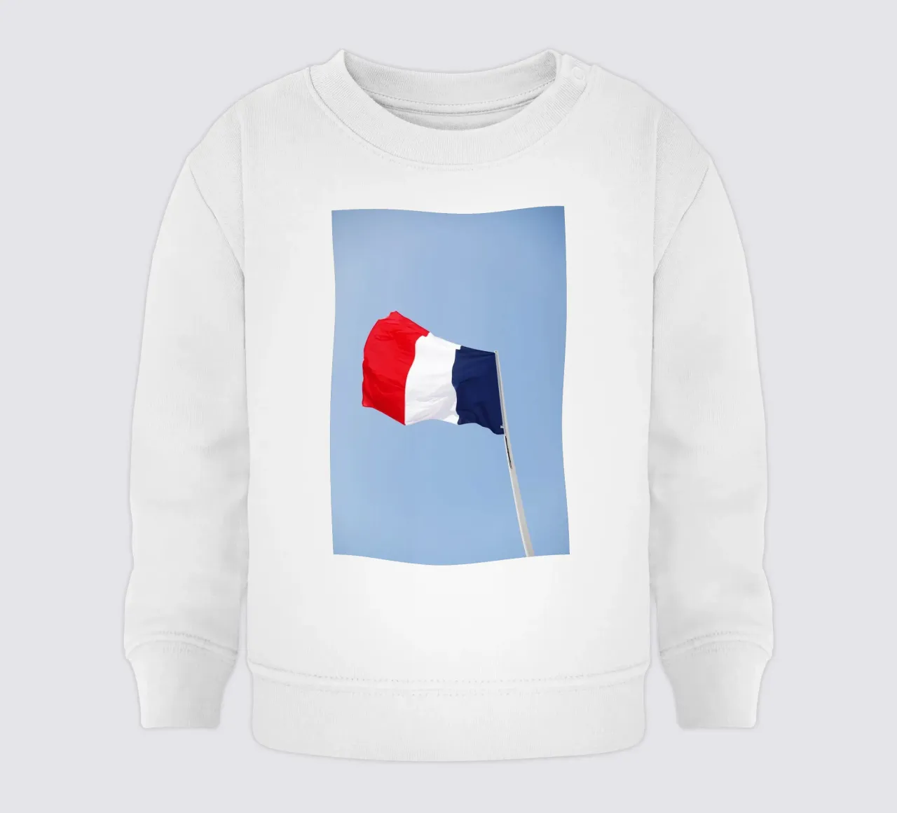 Bandiera francese, Sète, Linguadoca-Rossiglione, Occitania felpa neonato da fotokunst