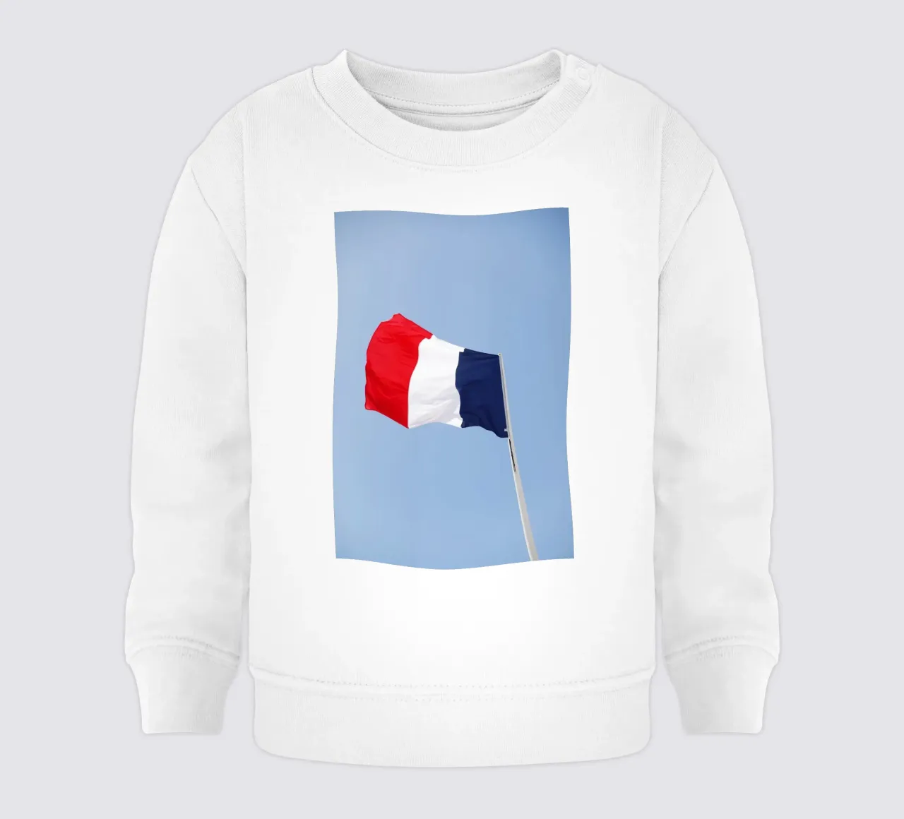 Bandiera francese, Sète, Linguadoca-Rossiglione, Occitania felpa neonato da fotokunst