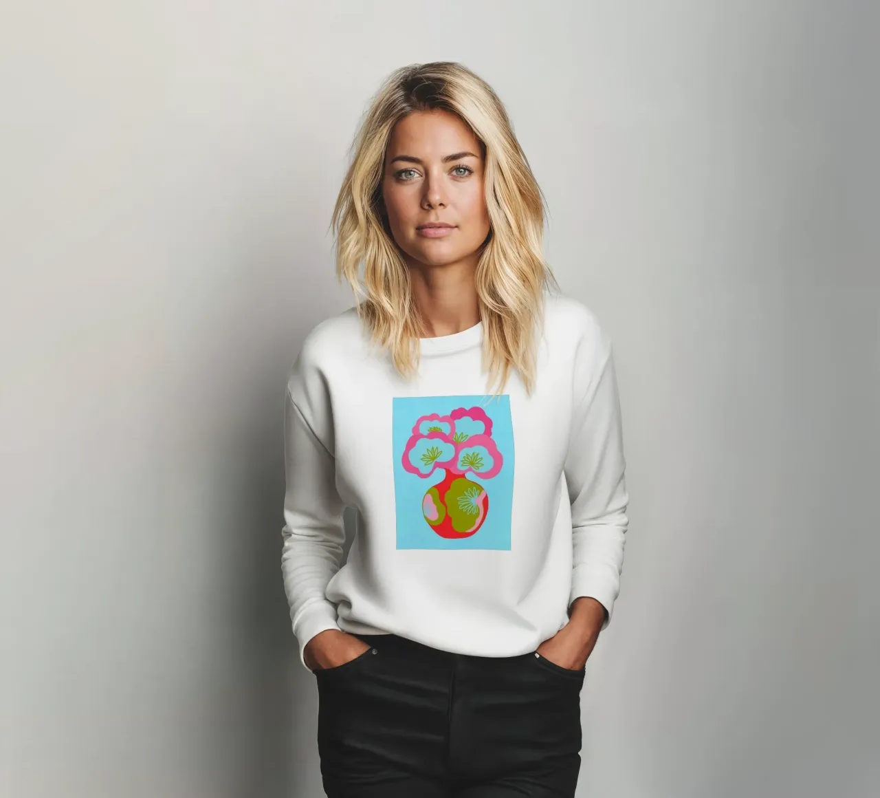 Un giocoso splendore floreale felpa da Carinaprint