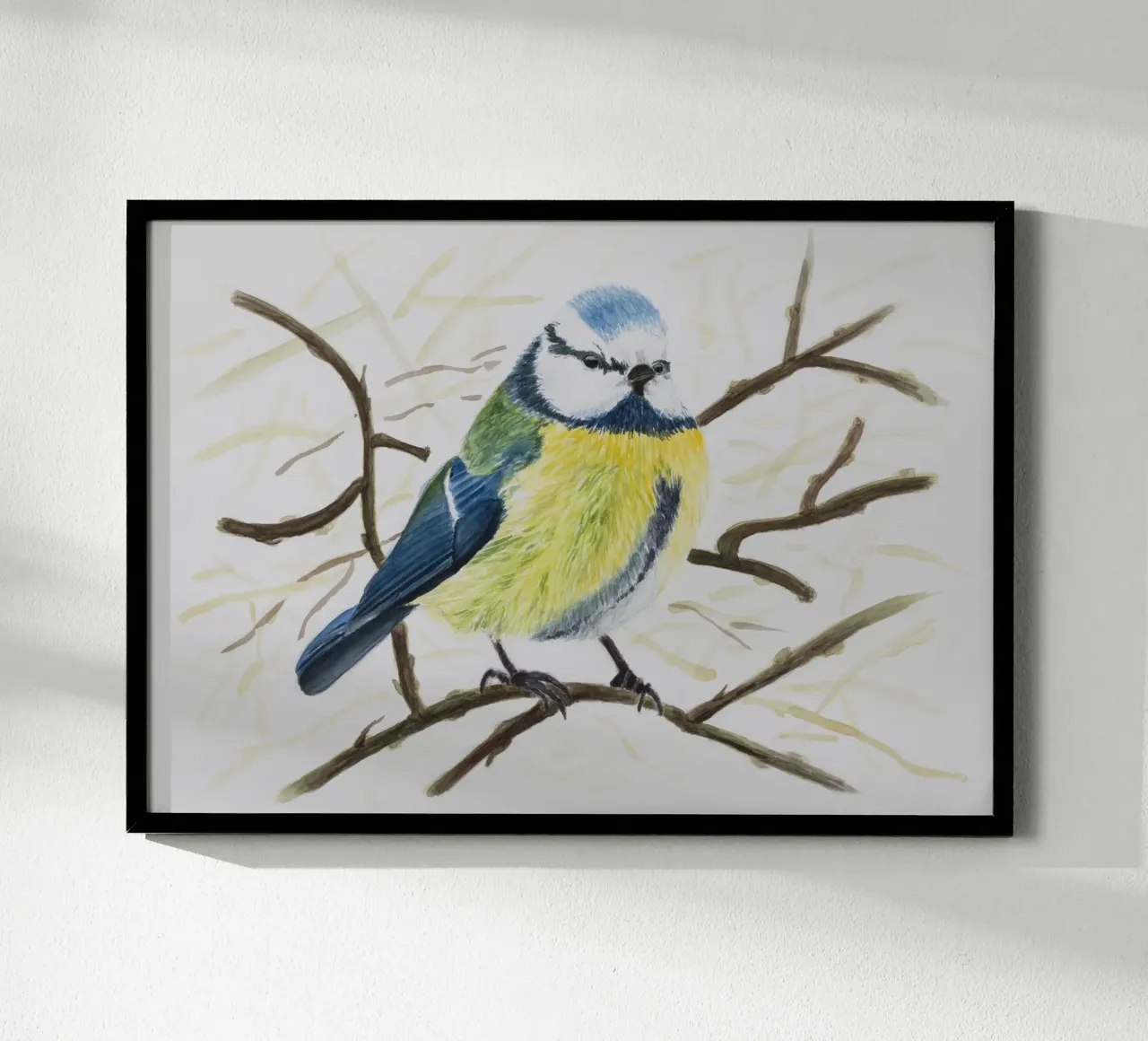 Cinciarella blu poster da Barbara Buderath Illustrationen