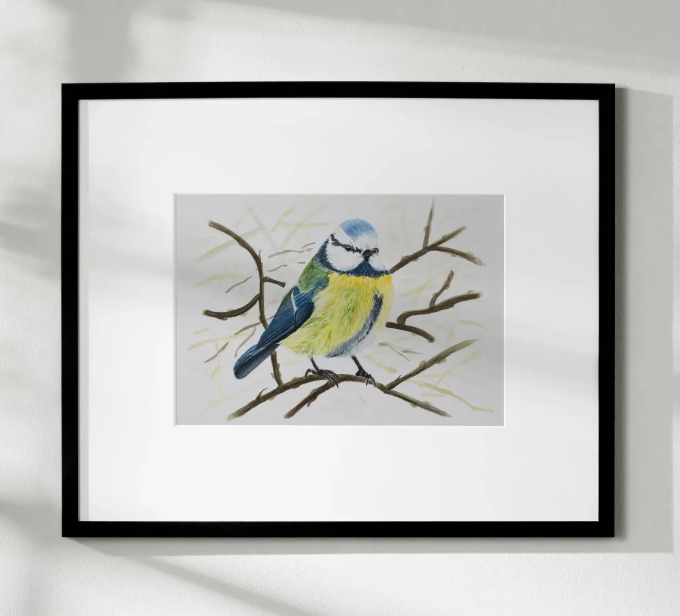 Cinciarella blu poster da Barbara Buderath Illustrationen