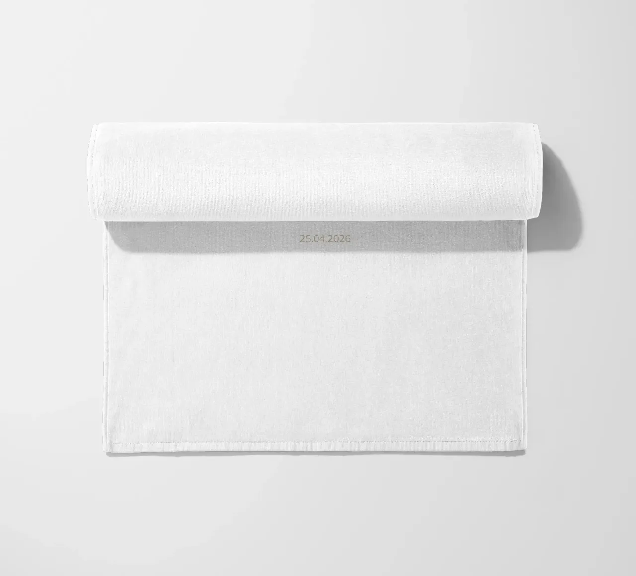 Design personalizzato con nomi e data - Oro elegante telo mare da Imaginative