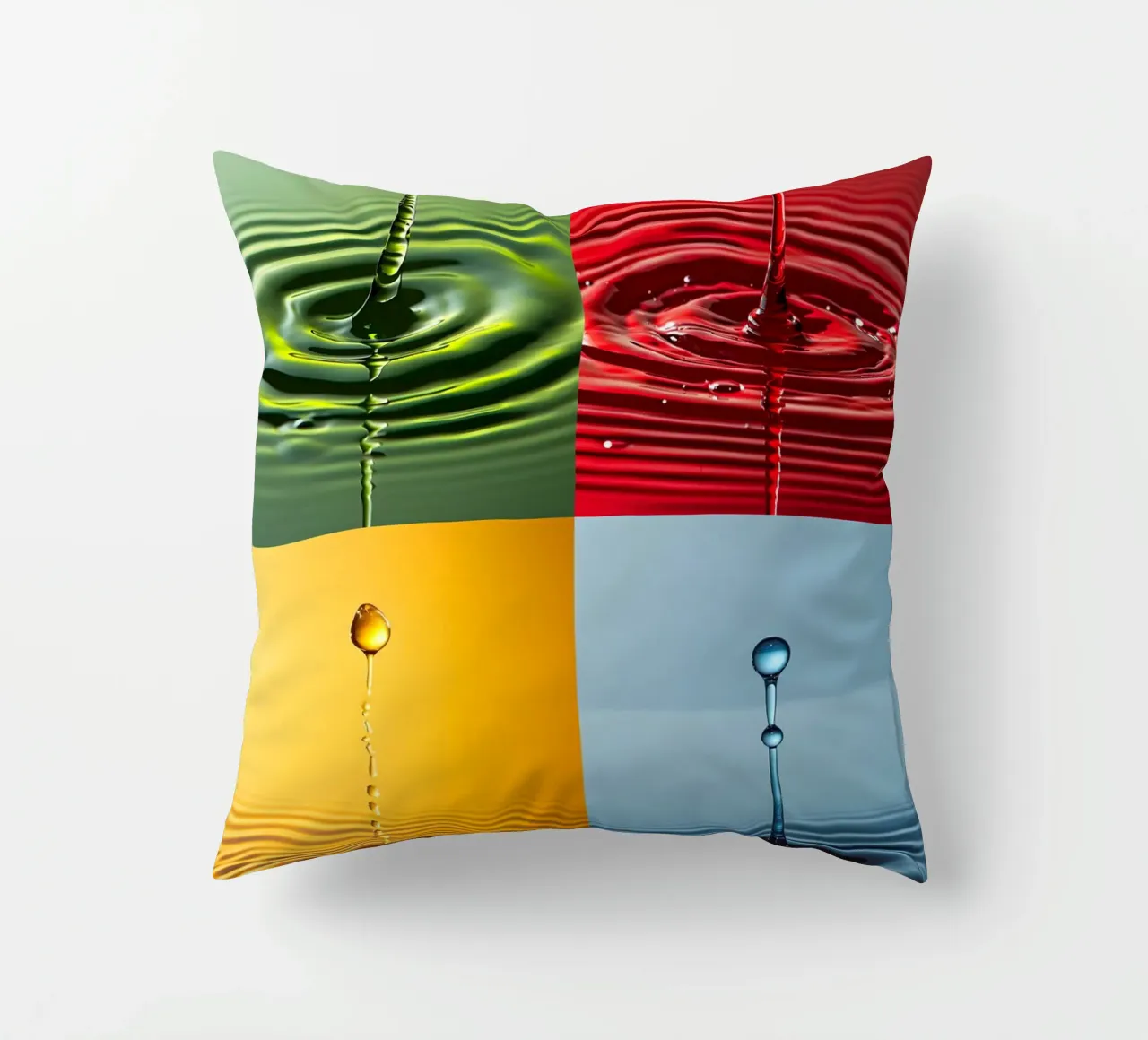 4 gocce per Andy Warhol cuscino da M-Ulrich-Digital Art