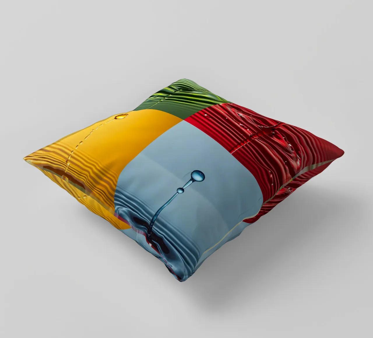 4 gocce per Andy Warhol cuscino da M-Ulrich-Digital Art