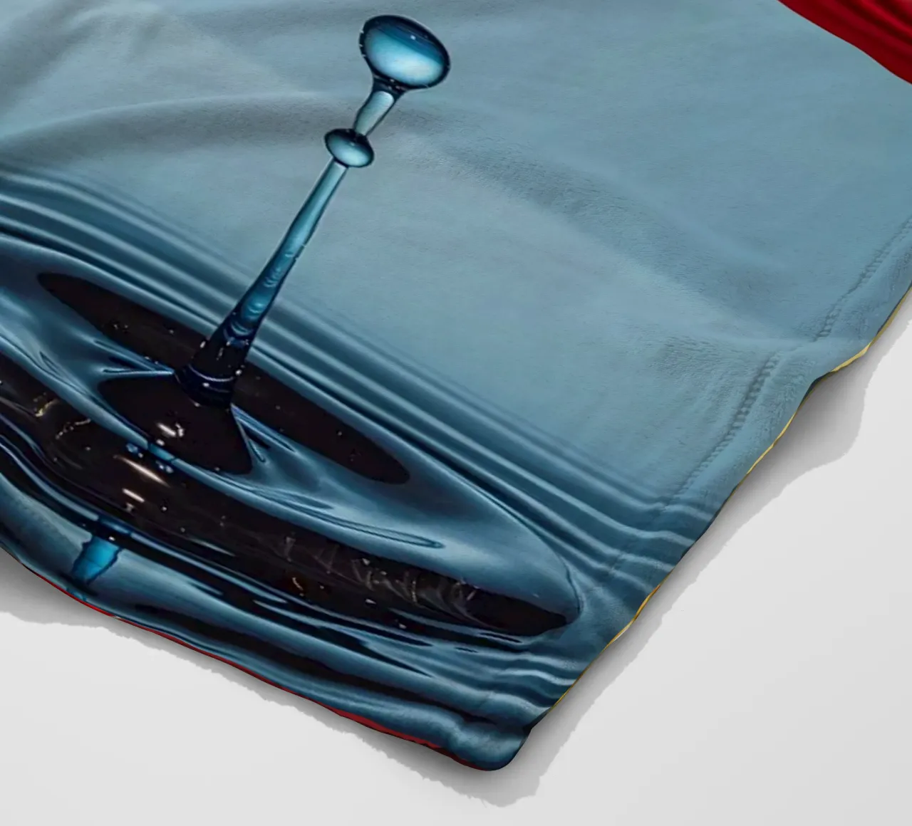 4 gocce per Andy Warhol coperta in pile da M-Ulrich-Digital Art