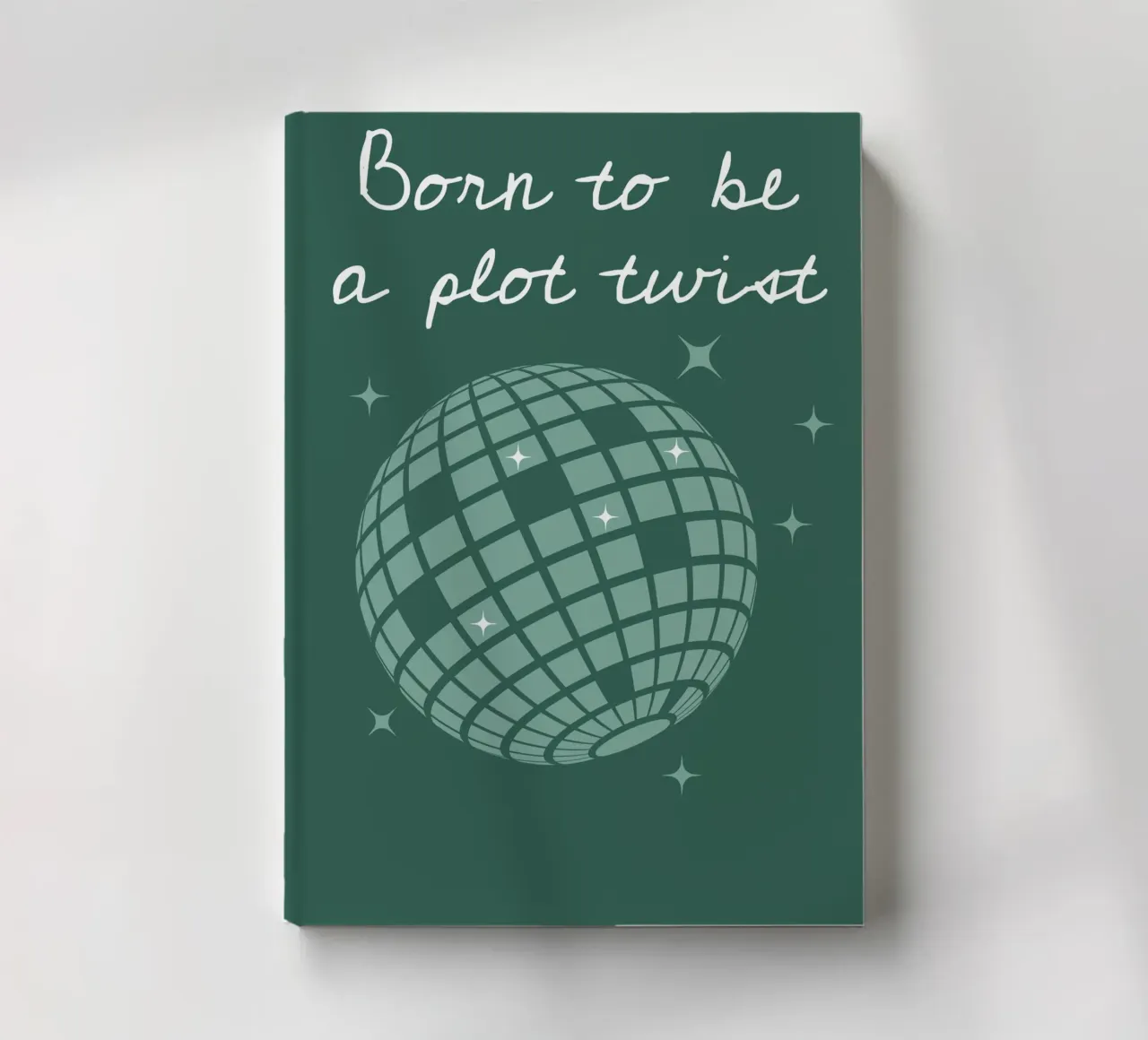 Plot Twist Disco notitieboek van vintageshop