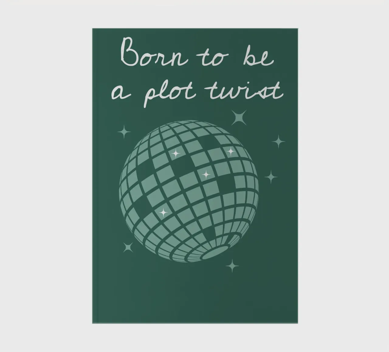 Plot Twist Disco notitieboek van vintageshop