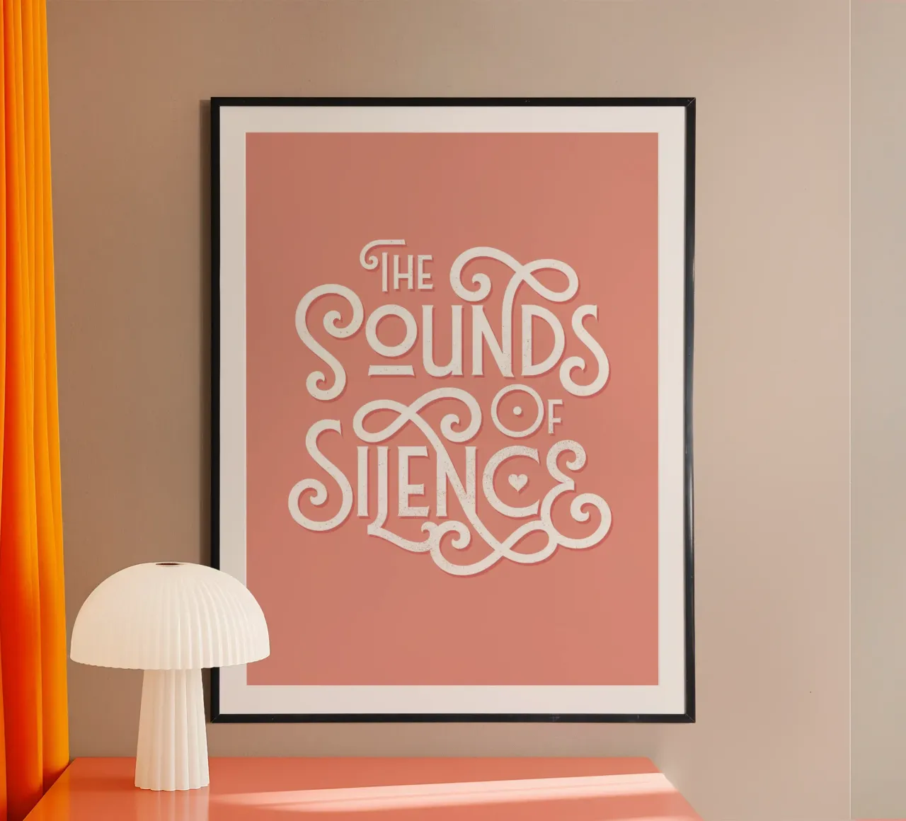 Silence poster da Tamsen Design